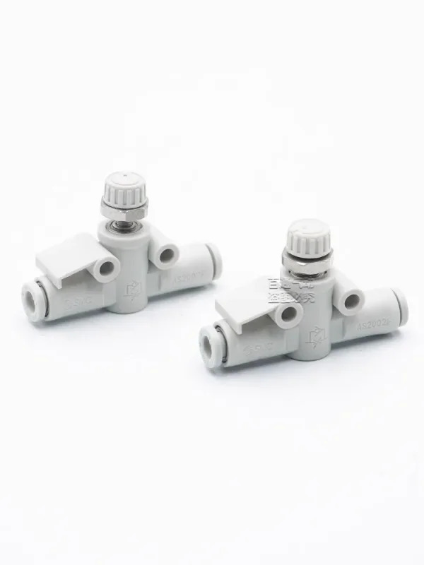 SMC 스로틀 밸브 커넥터 AS1002F-04A/AS2002F-06A/AS0252F/3002F-08/10/12A2PCS