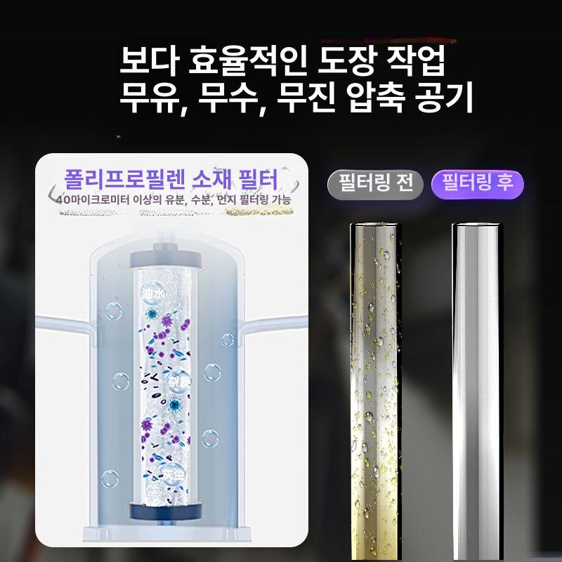 필터 세퍼레이터 유수분분리기 에어컴프레셔 카트리지 수분제거기 - 상세 이미지 4