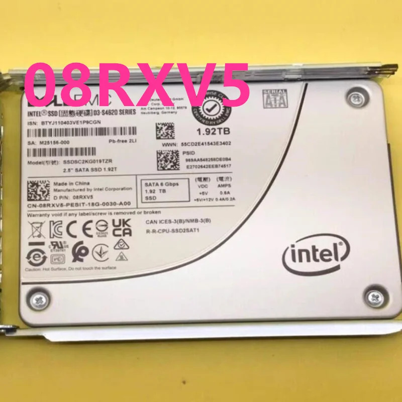 8MHYH 08MHYH 8RXV5 08RXV5DELL 960GB 1.92TB 2.5 SATA SSD거오리지널 솔리드 스테이트 드라이브