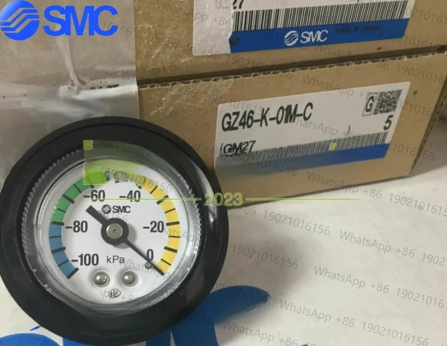 SMC 진공 압력 게이지 GZ46-K-01M-C맞는 1PCS