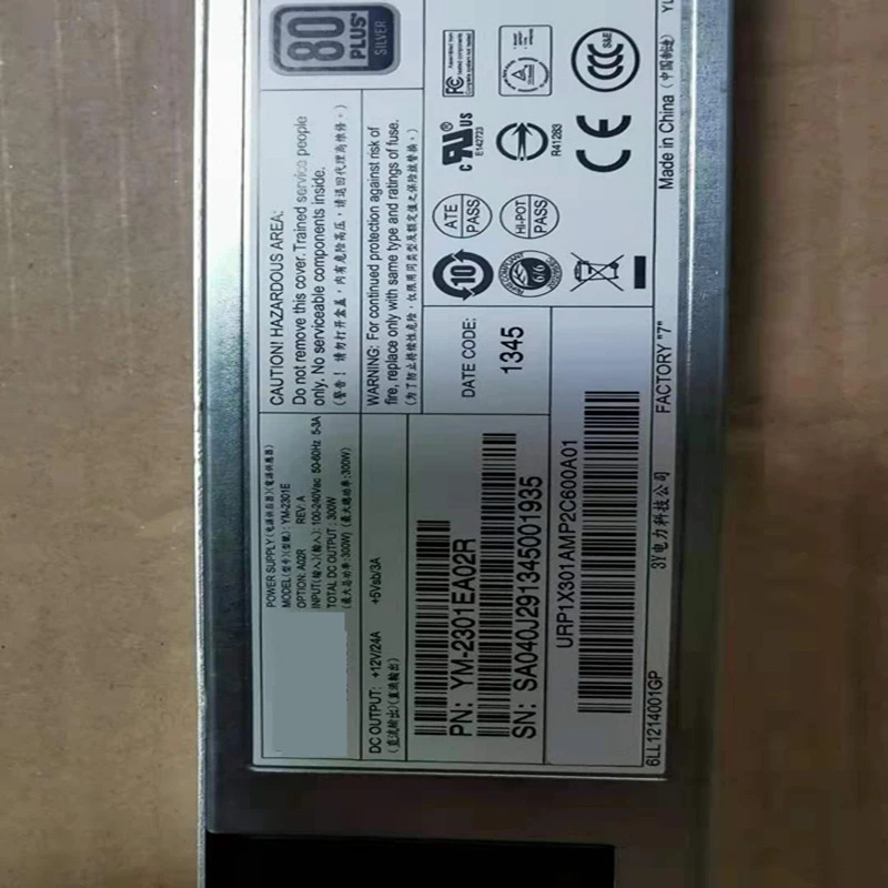 오리지널 PSU 전원공급장치 YM-2301E 3Y 300W 신