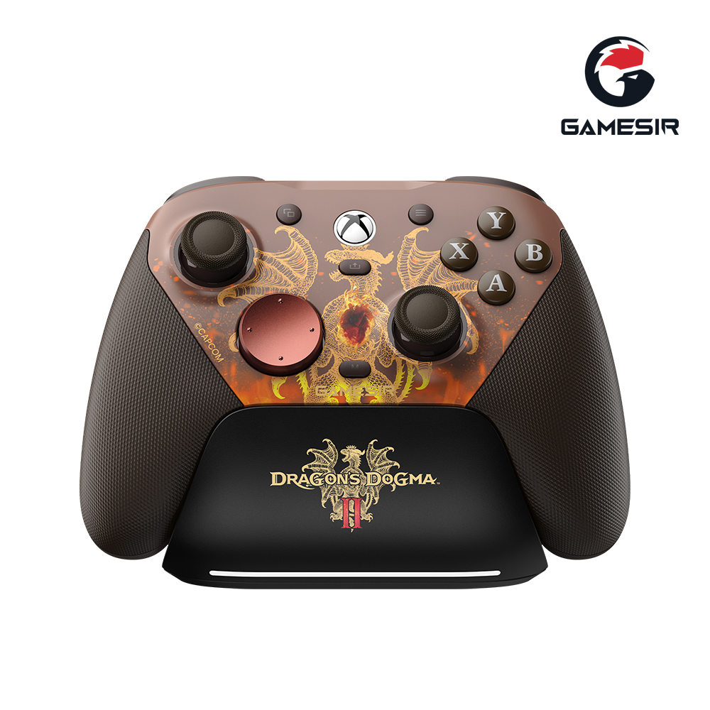 [국내정발] GameSir 게임서 G7 Pro Tri-Mode Dragon's Dogma II 에디션 FPS 유무선 게임패드 Xbox PC - 상품 이미지