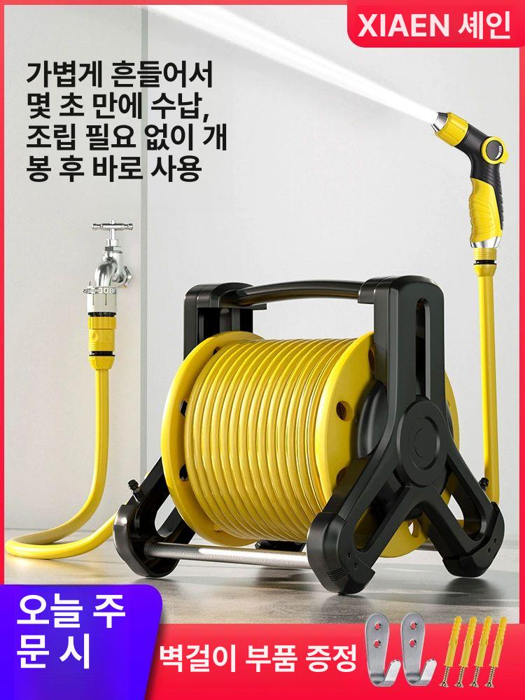 워터릴호스 물 호스릴 가게 정원 세차 대형 꽃 12m L6 높이 압력 - 상세 이미지 5