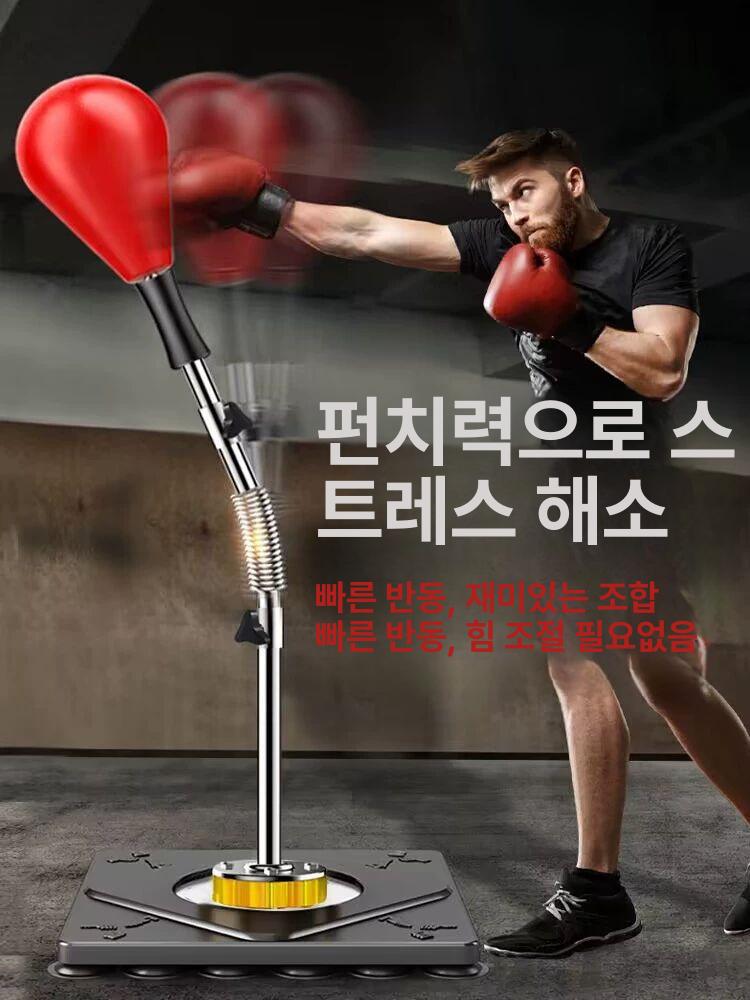 가정용 스피드볼 다이어트 스탠딩샌드백 홈트 훈련 펀치 킥복싱 - 상세 이미지 2