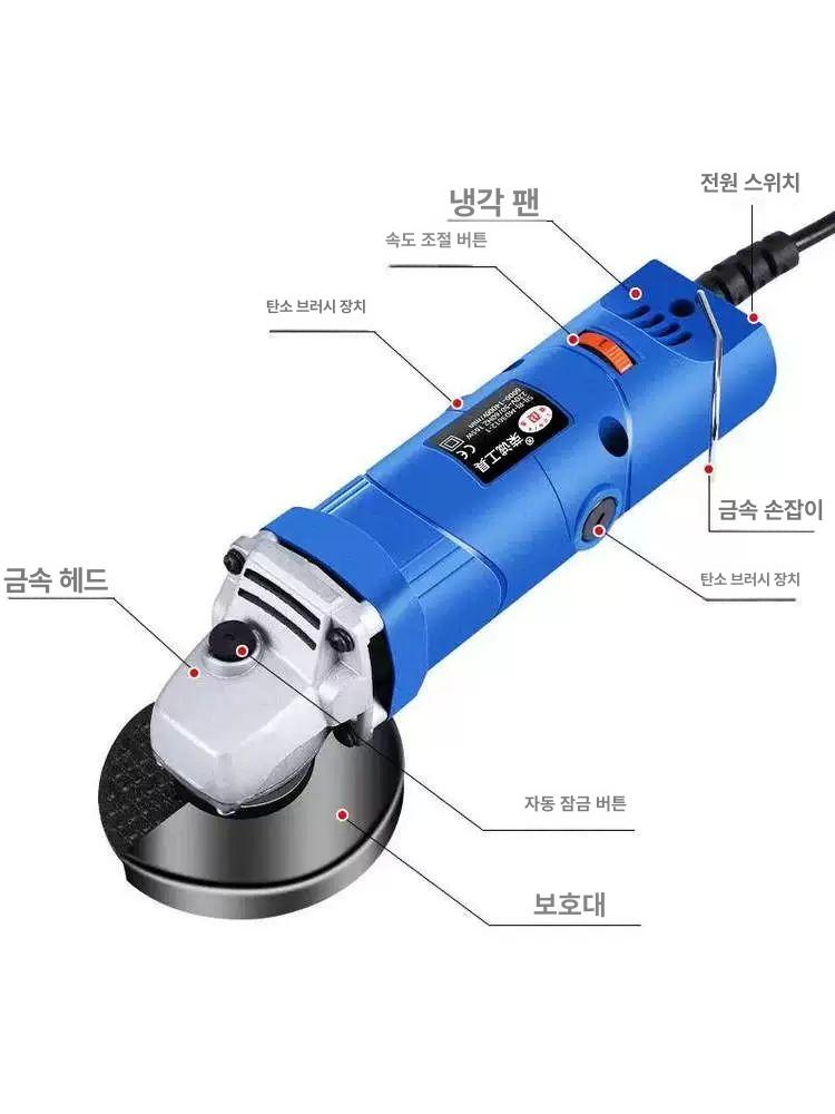 미니 앵글그라인더 절단기 가정용 머신 연마기 전기 목재 연마조각 브러시리스 샌딩기 - 상세 이미지 2