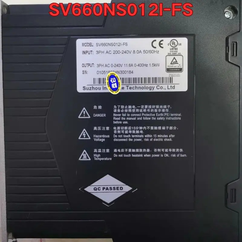 오리지널 서보 드라이브 SV660NS012I-FS 신
