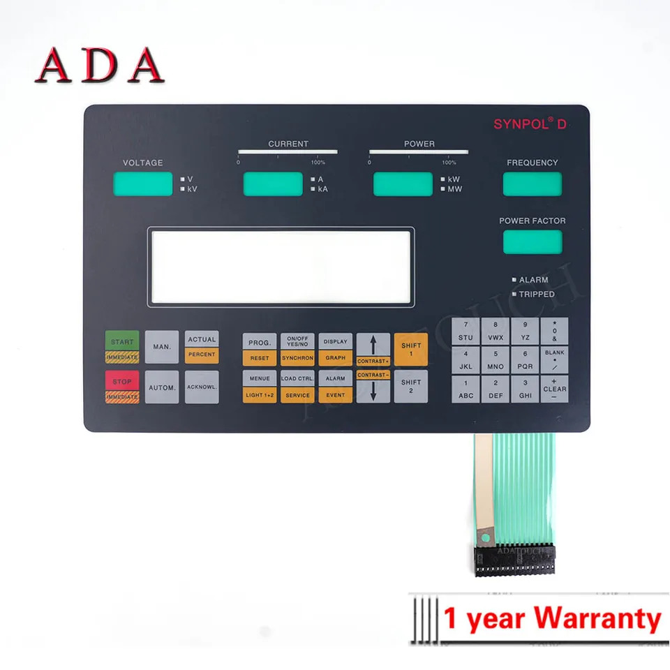 멤브레키패드 키보드 스위치 버튼 ABB SYNPOL D 기본 컨트롤러 패널 CMA120 3DDE300400