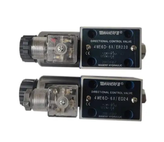 WANERF 유압 방향 제어 밸브 4WE6D-6X/ER220 4WE6D-6X/ED24 4WE6C-6X/ER220 4WE6Y-6X/ER110