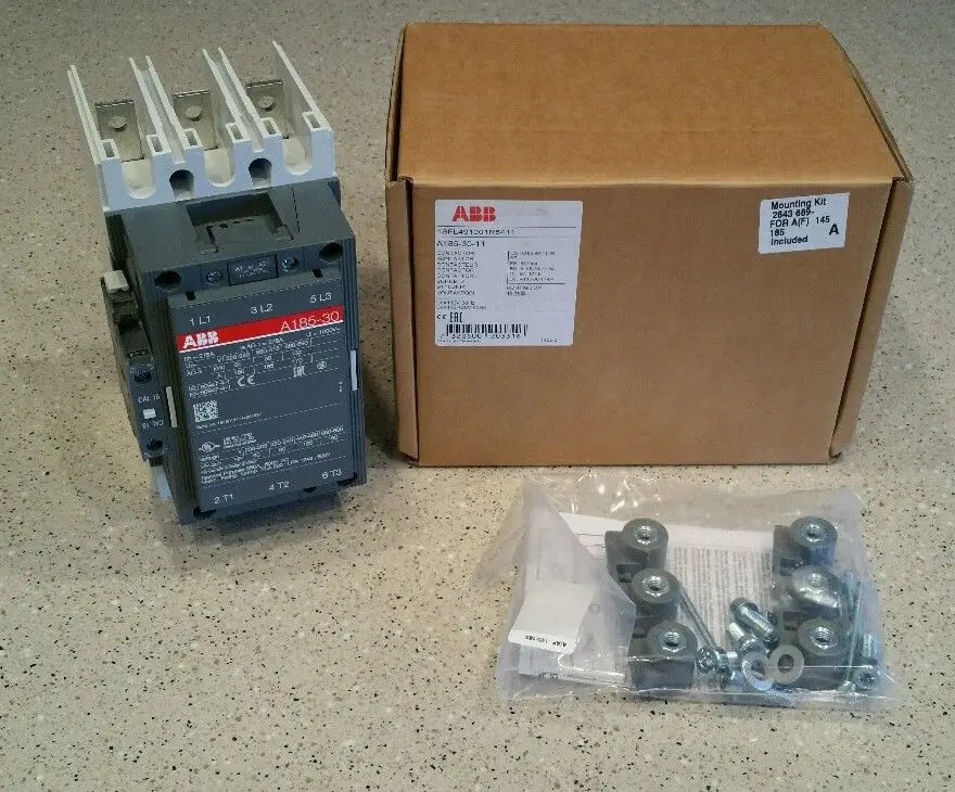 오리지널 ABB AC 접촉기 A185-30-11 AC24V AC110V AC220V 신