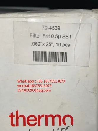 THERMO 70-4539 0.5 u SST 필터 프릿 062 인치 x 25 액상 온라필터 PK 당개