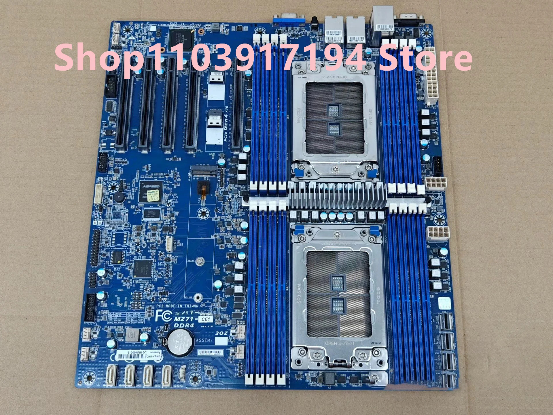 기가 바이트호환 MZ71-CE1/MZ71 CE1 양방향 EPYC 마더보드