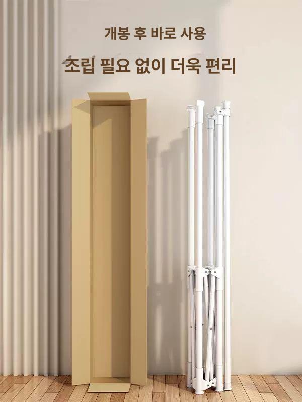 접이식 실내건조대 빨래걸이 다용도 기숙사 고정고리형 - 상세 이미지 5