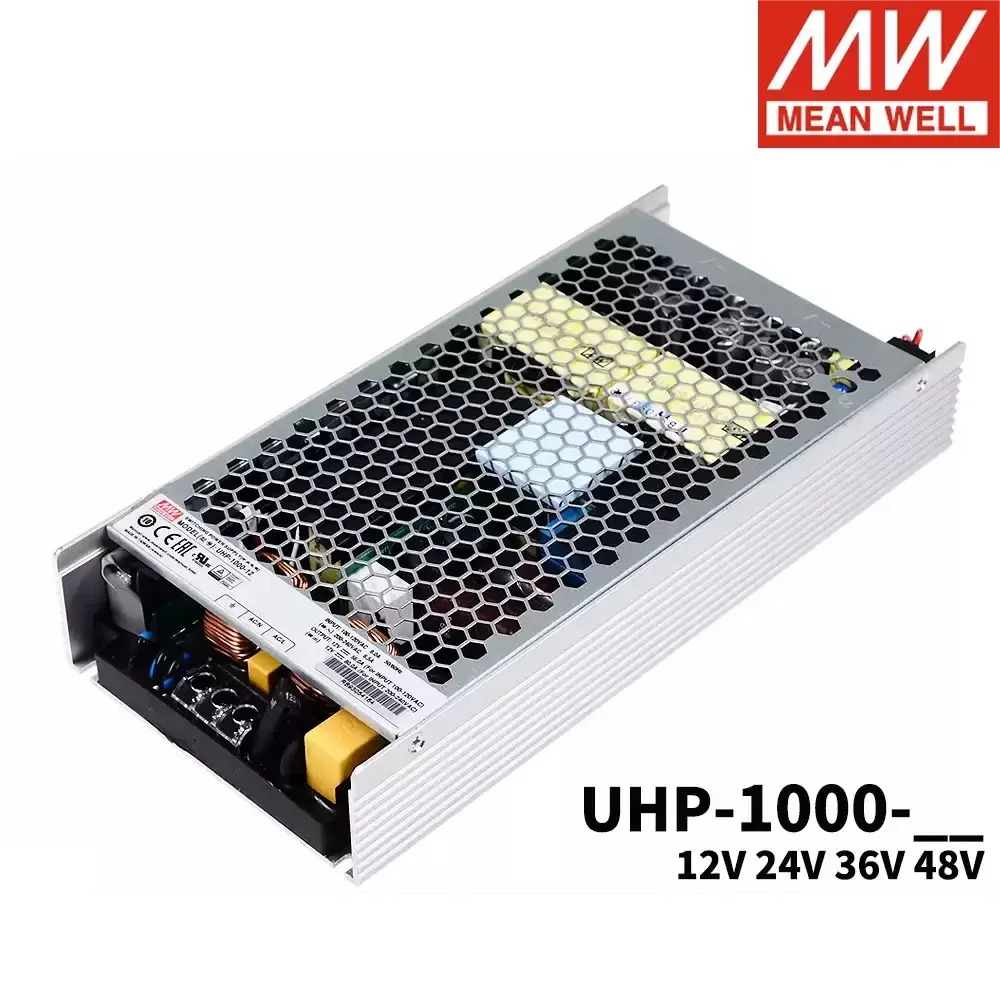 MEAN WELL Uhp호환-1000-12 Uhp호환-1000-24 Uhp호환-1000-36 Uhp호환-1000-48 1000W 슬림타입PFC 스위칭 공급 장치 포함
