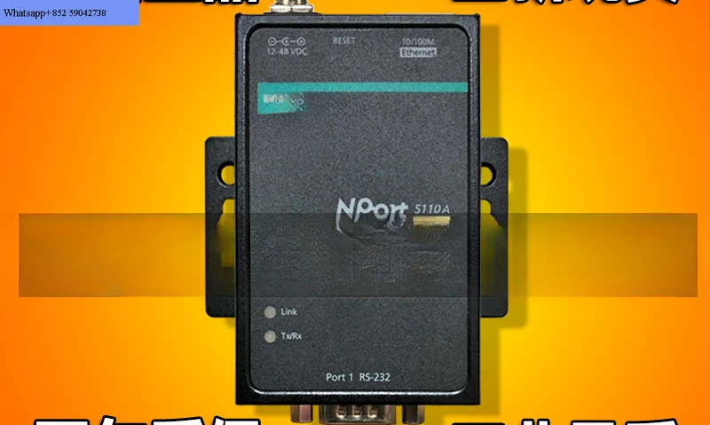 Mosha MOXA NPORT5110A 1 포트 RS-232 직렬 서버 저전력 1W