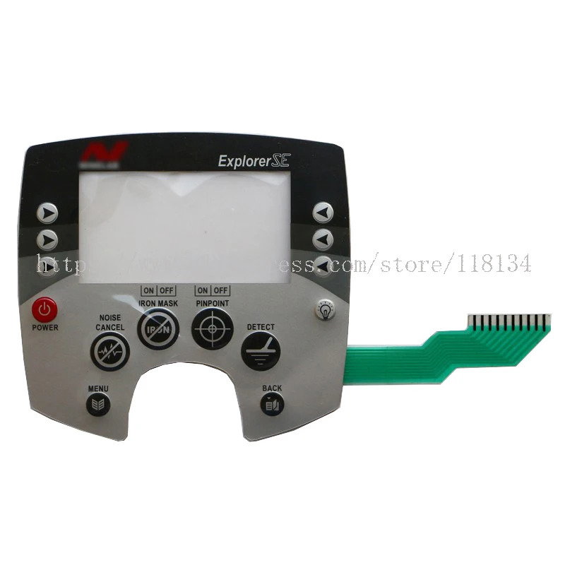 금속 탐지기 멤브레키패드 키보드 스위치 TEKNETICS MINELAB E-TRAC OUATTRO mp Explorer SE