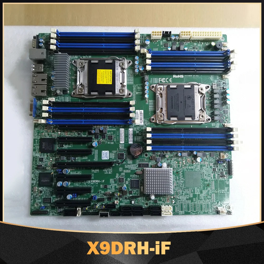 Supermicro X9DRH-iF 서버 마더보드 Xeon E5-2600 V1/V2 군 LGA2011 ECC DDR3용