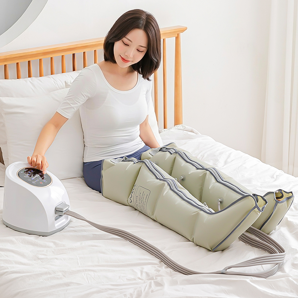 닥터웰 종아리 공기압 마사지기 발 장화 안마기 에어웨이브 DR-5180 (그레이)본체+다리