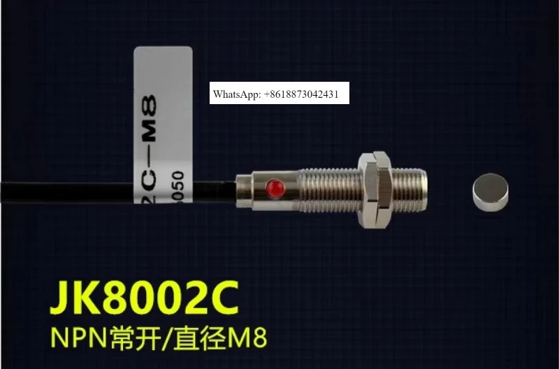 JK8002C 센서 NPN 가방 제작 기계 M8 직경 8mm 자기 유도 스위치