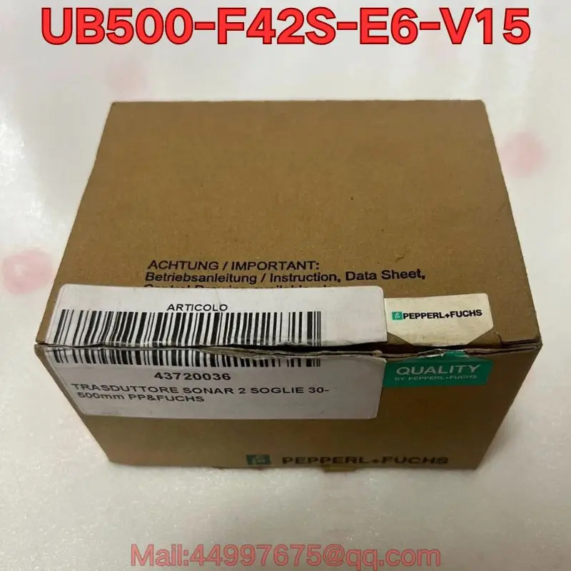 UB500-F42S-E6-V15 초음파 센서 납품하기 전을 물어봐야