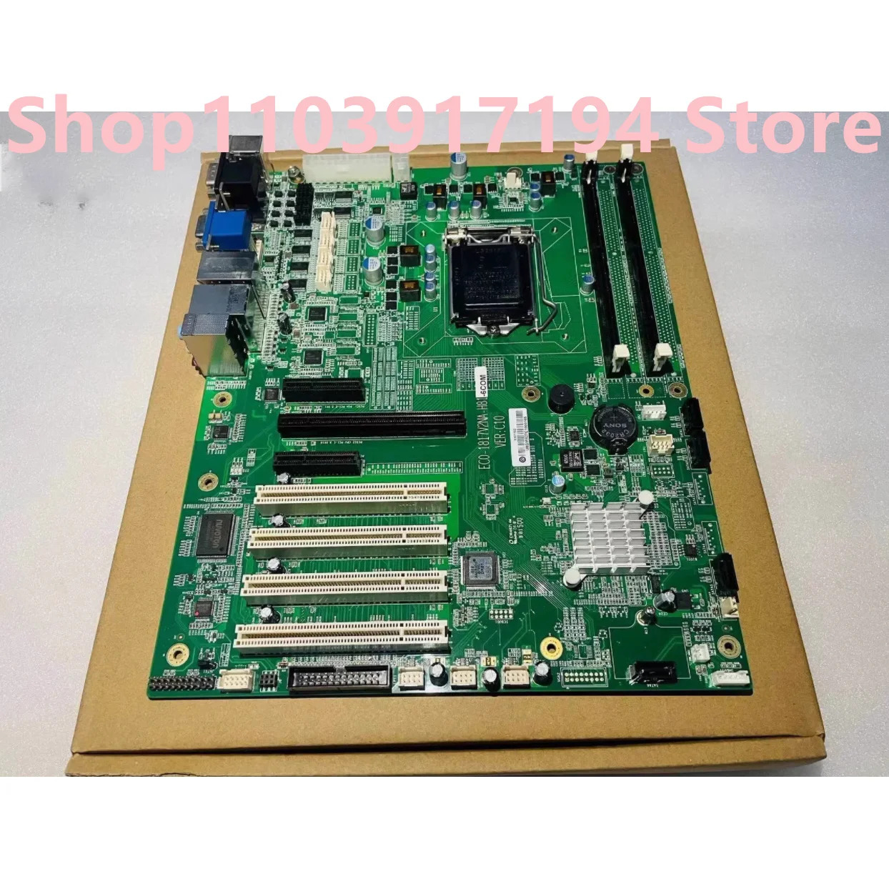 EVOC 산업제어 마더보드 EC0-1817V2NA H81 듀얼 네트워크 포트 지지대 4 세대 1150 CPU