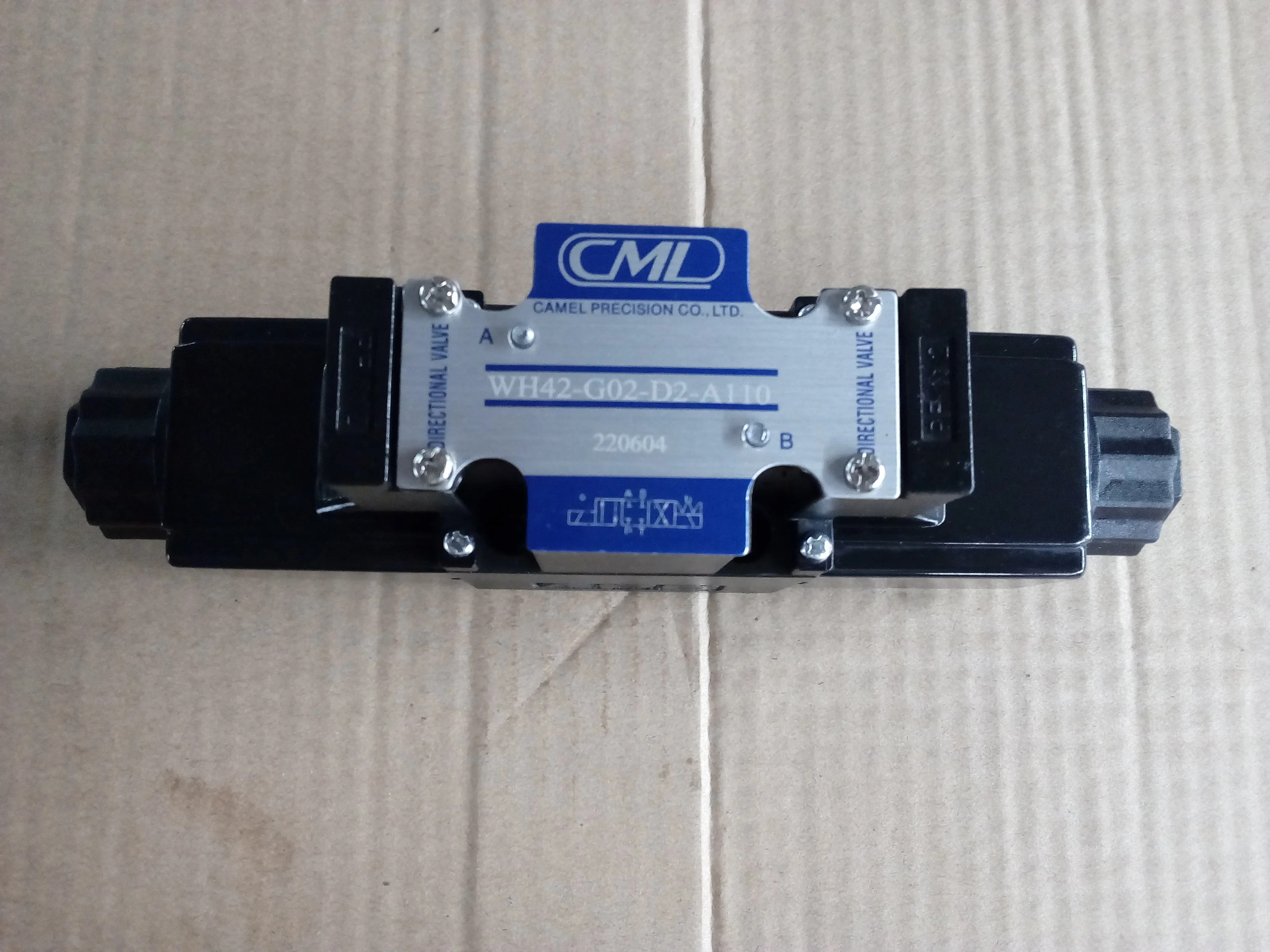 CML 솔레노이드 밸브 WH42-GO2-D2-A110 WH43-G02-C4-A110 WH43-G02-C2-A240 WH43-G02-D2-DC24 유압 카멜 정밀 회사