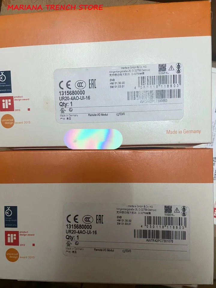 원격 I/O 모듈 UR20-4AO-UI-16 1315680000