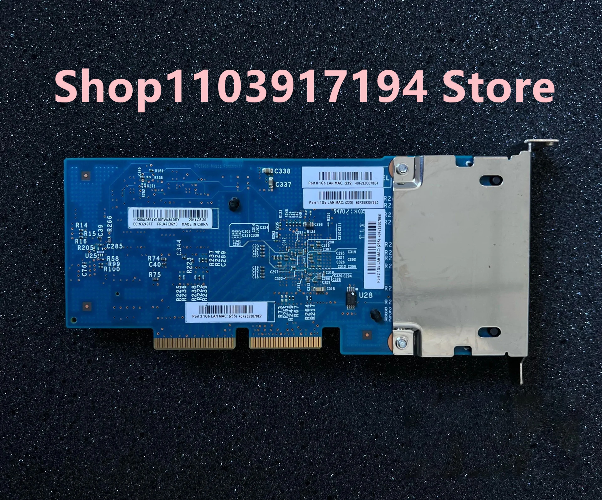 PCI-E 4 포트 네트워크 카드 IBM 47C8210 00AD894 X3850 X6 I350-T4