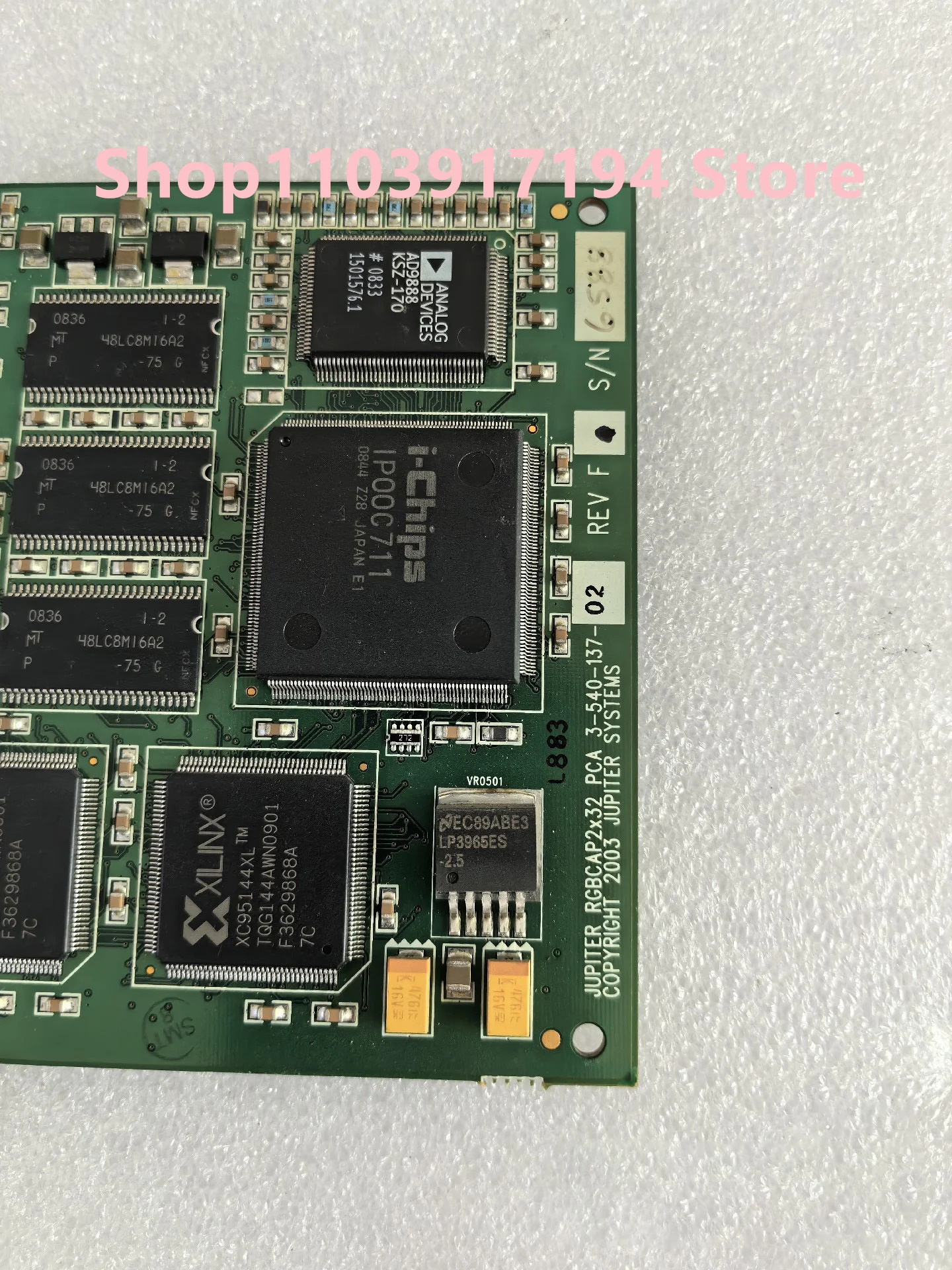 주피터 RGBCAP2X32 PCA 40-1 PCB 5-540-137-00 REV F