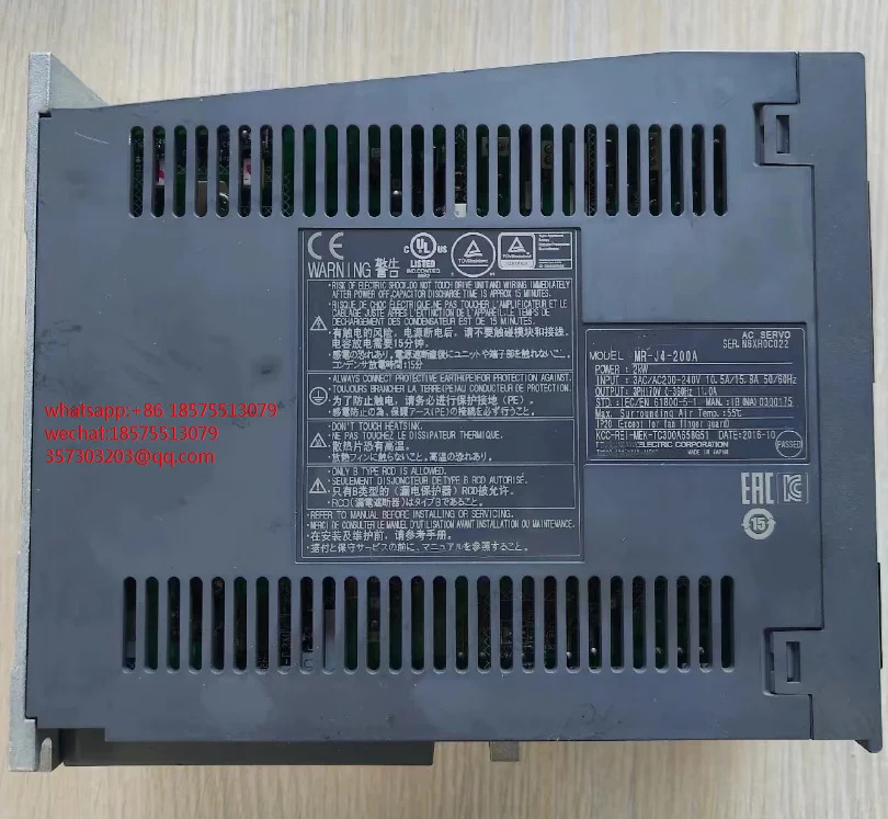 MR-J4-200A 서보 드라이버AC KCC-REI-MEK-TC300A658G51 2KW 61800-5-1 0300175