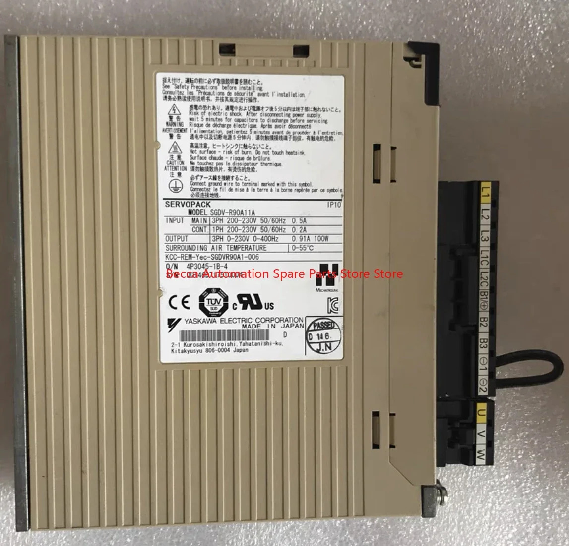 100W 드라이브 SGDV-R90A11A 리퍼