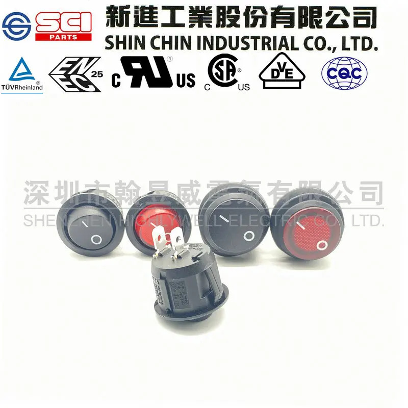 10A 둥근 방수 라이트 R13-112 R13-112A 112B 112A8 112B8 10pcs