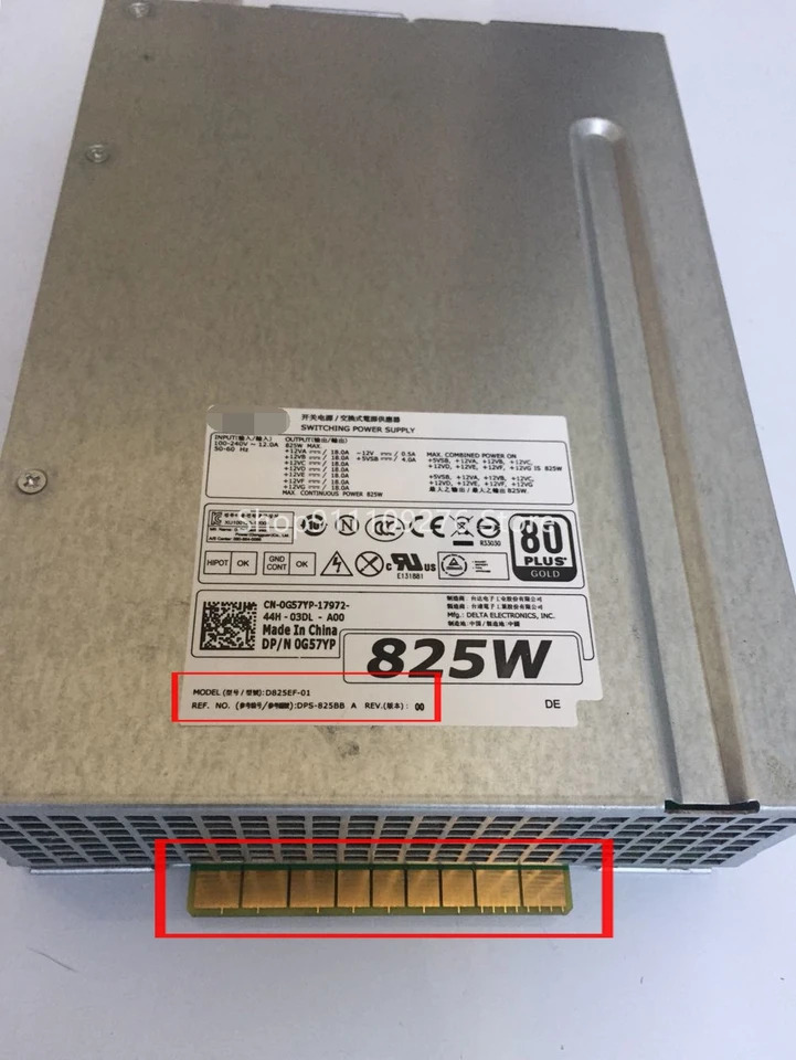 DELL 서버오리지널 리퍼 PSU 전원공급장치 D825EF-01