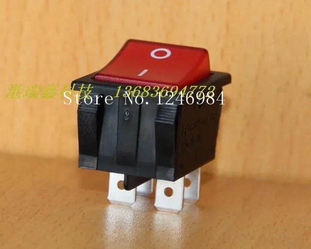 SAJEC 전원 스위치 로커 블랙 에지 JS-608R JS608R 다리 220V 이조명 녹색 RED 4 피트 6 피트-50p