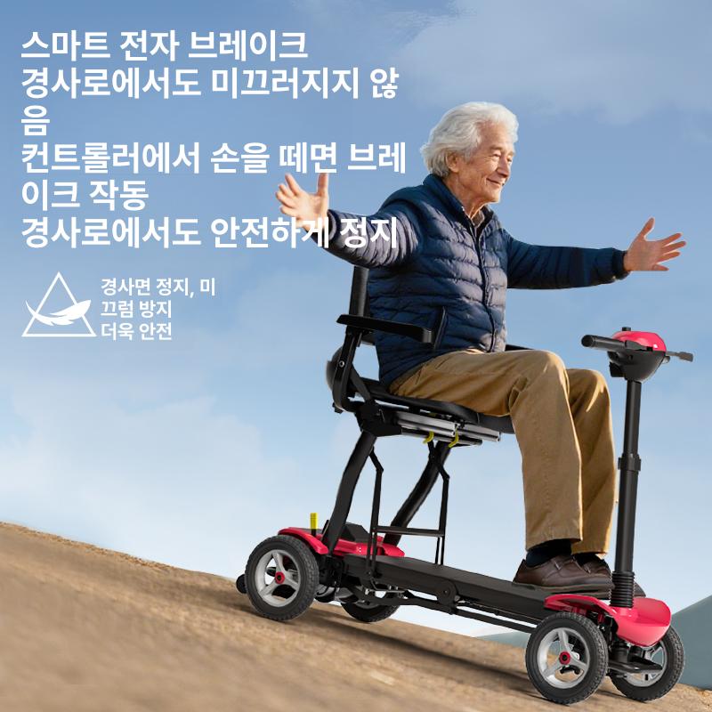 휴대용 전동바이크 성인용 배달용 전기바이크 접이식전기자전거 산책 이동 충격흡수 - 상세 이미지 5
