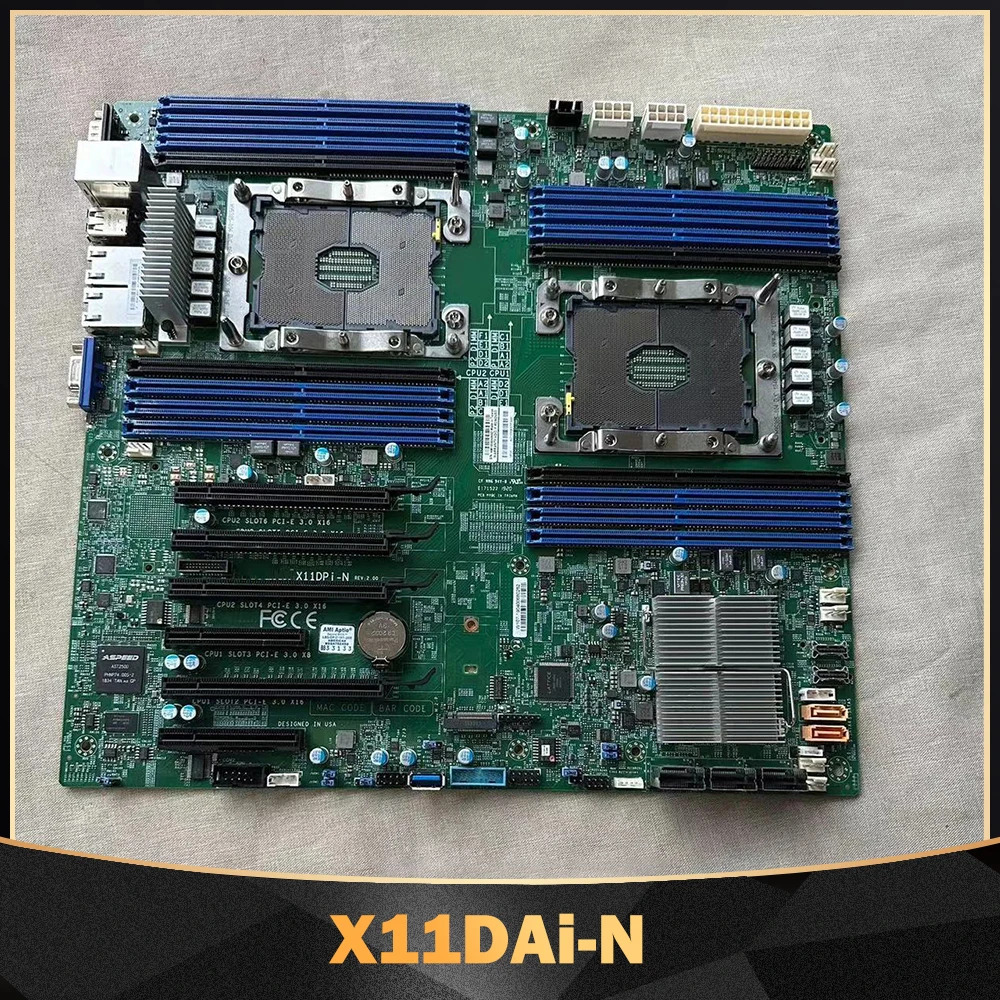 Supermicro X11DAi-N 마더보드 Xeon 확장 프로세서 듀얼 소켓 LGA-3647 DDR4 PCI-E 3.0