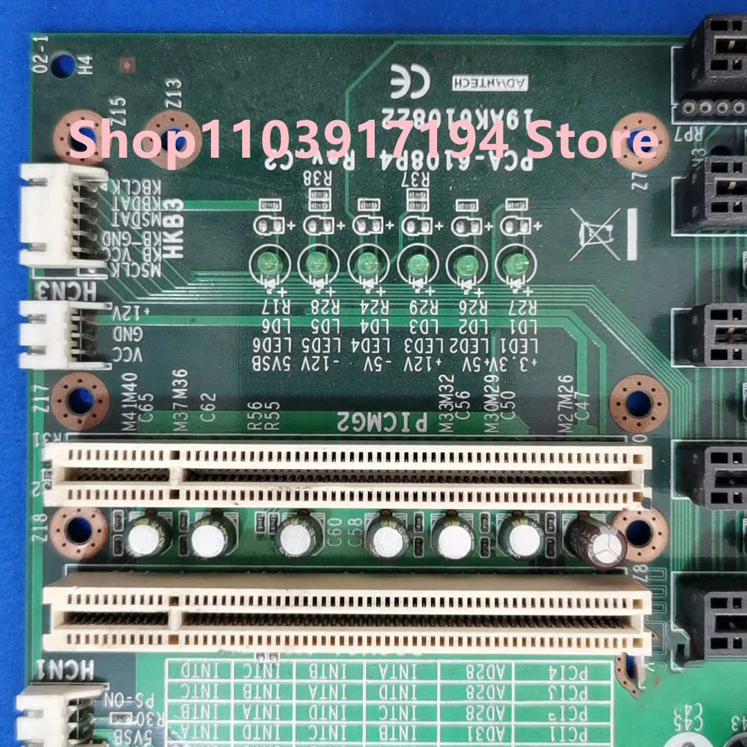 ADVANTECH IPC-6608 산업컴퓨터 백플레PCA-6108P4 Rev.C2 19AK610822