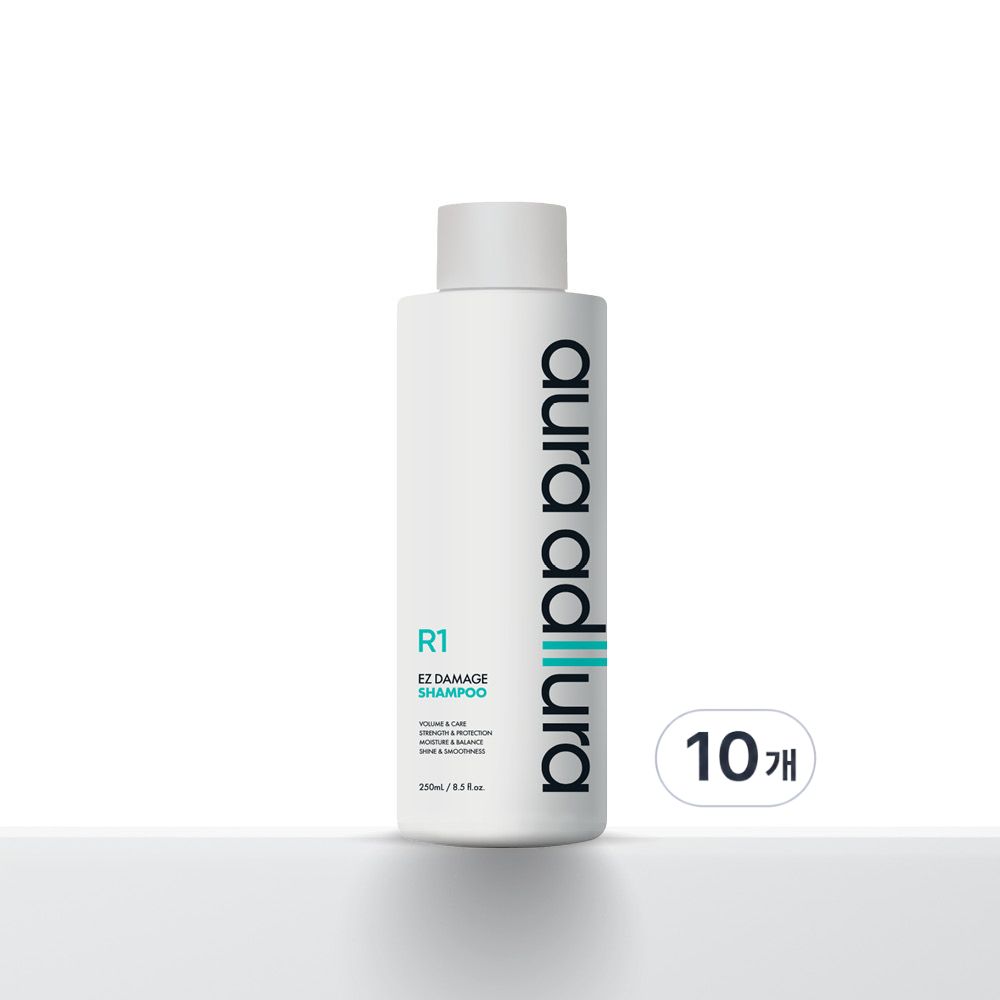 아우라아듀라 더블 케라틴 샴푸 미용실 두피 단백질 250ml, 10개 - 상품 이미지