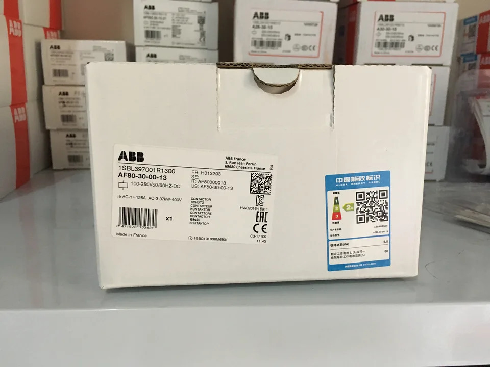 ABB 접촉기 AF80-30-00-13 전압 100-250V DC AC 공유 신