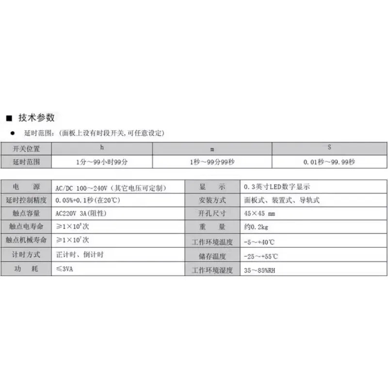 DHC 시릴레이 JSS48B-2Z 포지티브 또는 카운트다운 지연 릴레이 8핀베이스 포함