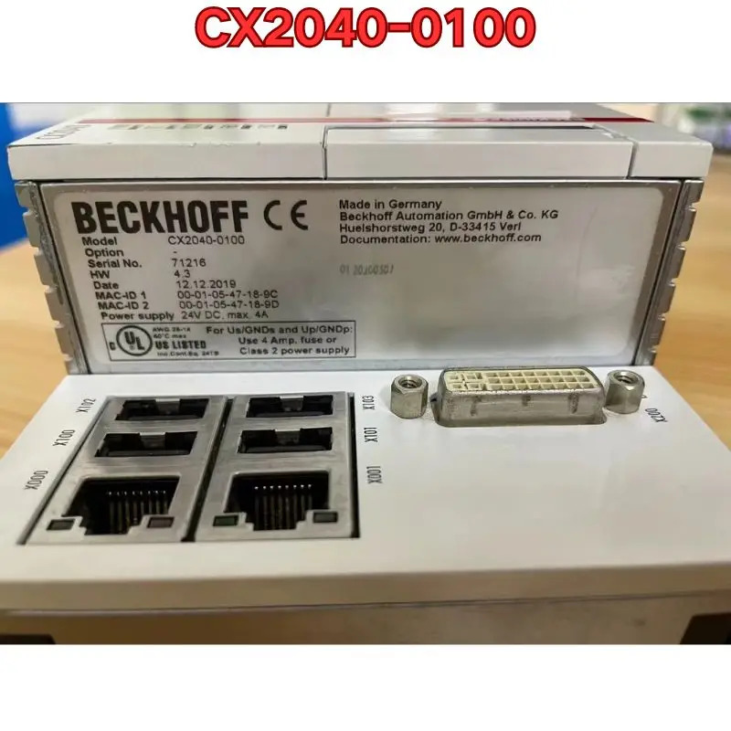 리퍼 PLC 모듈 CX2040-0100 기능 정상