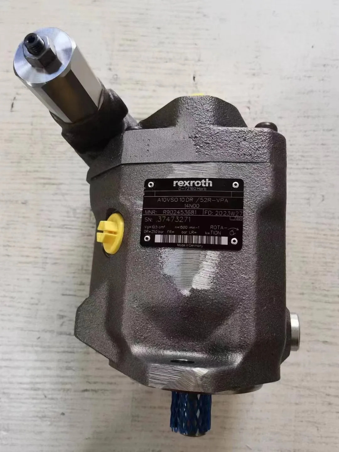 Rexroth 유압 피스톤 펌프 A10VSO10DR/52R-VPA14N00R 902453681  A10VS0DR/52R-VPA14N00