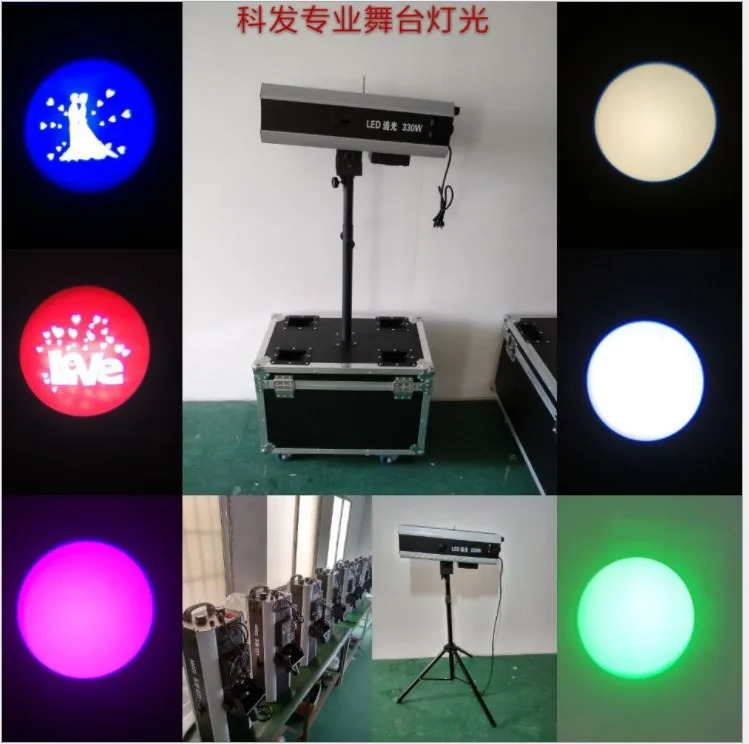고출력 LED 트레이서 무대 제어 성능 440W 빔 패턴 웨딩 트래커 330W