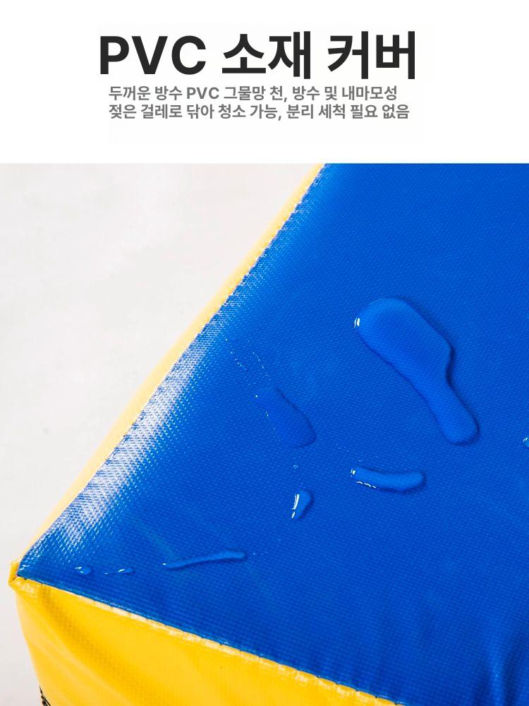 합기도 낙법매트 체조 훈련 태권도 에어매트 착지 쿠션 패드 보조기구 경사 두께 - 상세 이미지 3