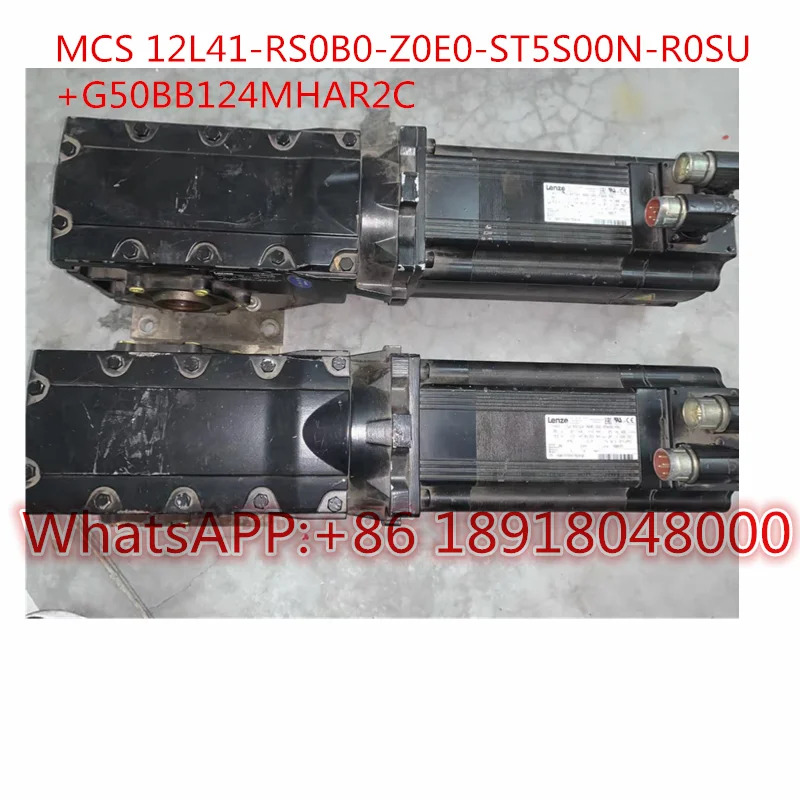 만 하세요 모터 모델 MCS 12L41-RS0B0-Z0E0-ST5S00N-R0SU 감속기 G50BB124MHAR2C