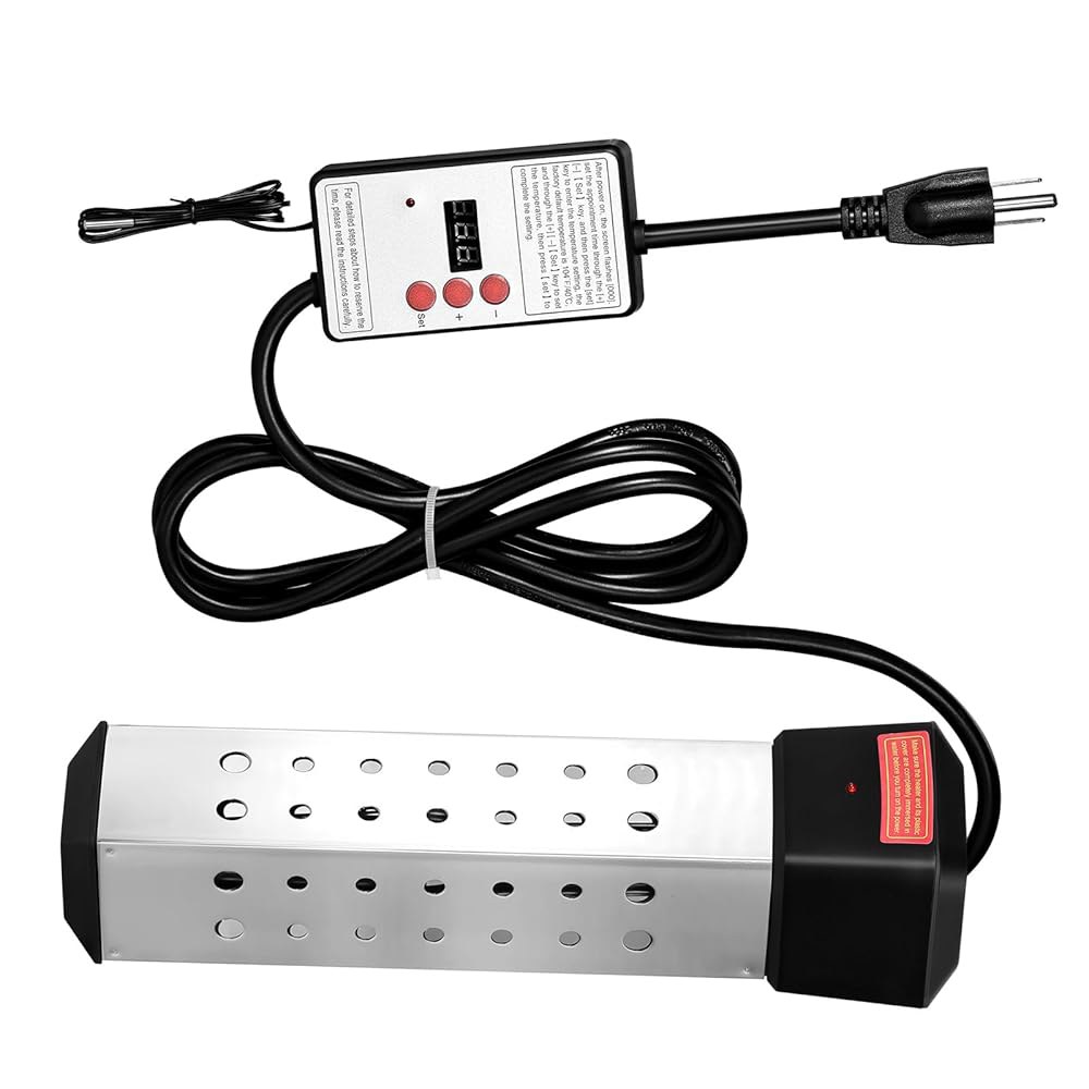 침지 온수기, 지상 수영장 욕조용 온수기 전기, 2000W 버킷 히터, 히터 5갤런의 물을 몇 분 만에 사용할 수 있습니다 1500.0 - 상품 이미지