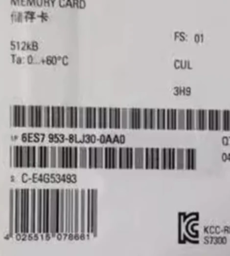 6ES7953-8LG20-0AA0 6ES7223-1BH222-0XA8 66645-0CA01-0AX0 6ES7403-1JA11-0AA0 6DD1 681-0AG2