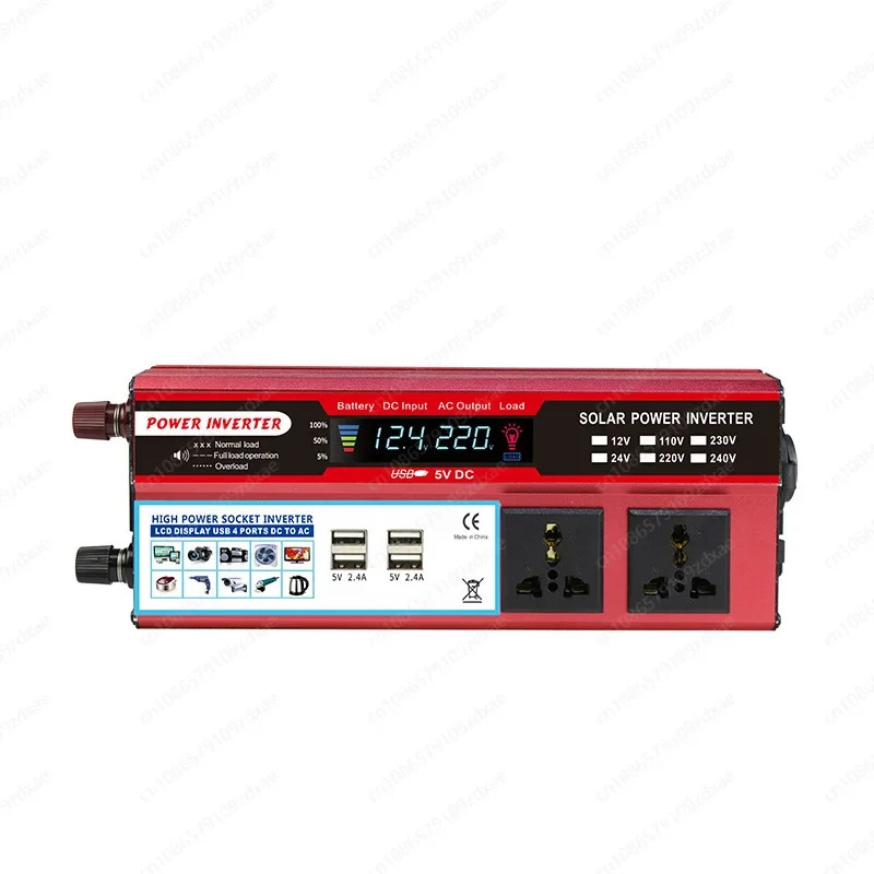 태양광 발전 인버터 전력 컨버터 자동차 4USB 1500W