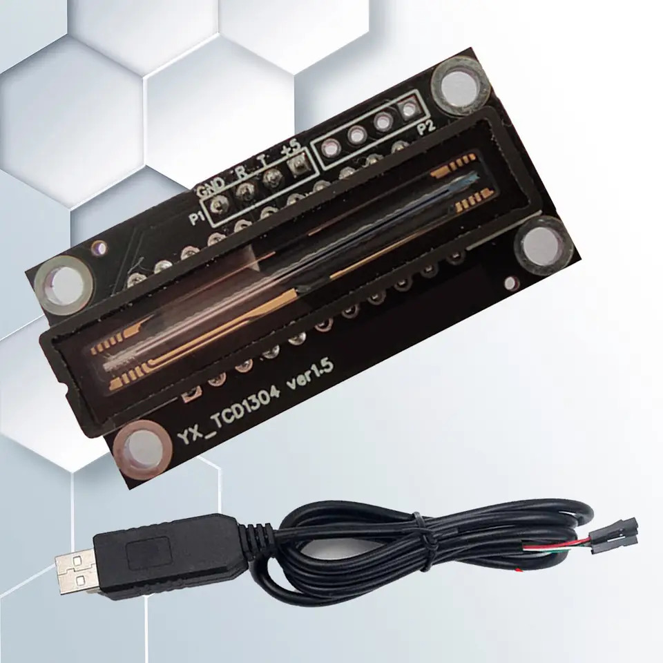 선형 CCD 모듈 스펙트럼 분석USB to TTL bbnL YXTCD1304