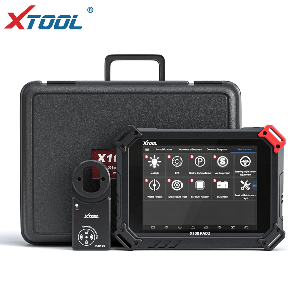 자동차 진단 도구 XTOOL X100 PAD2 pro VW 4th 5th 키 프로그래밍 KC100 포함