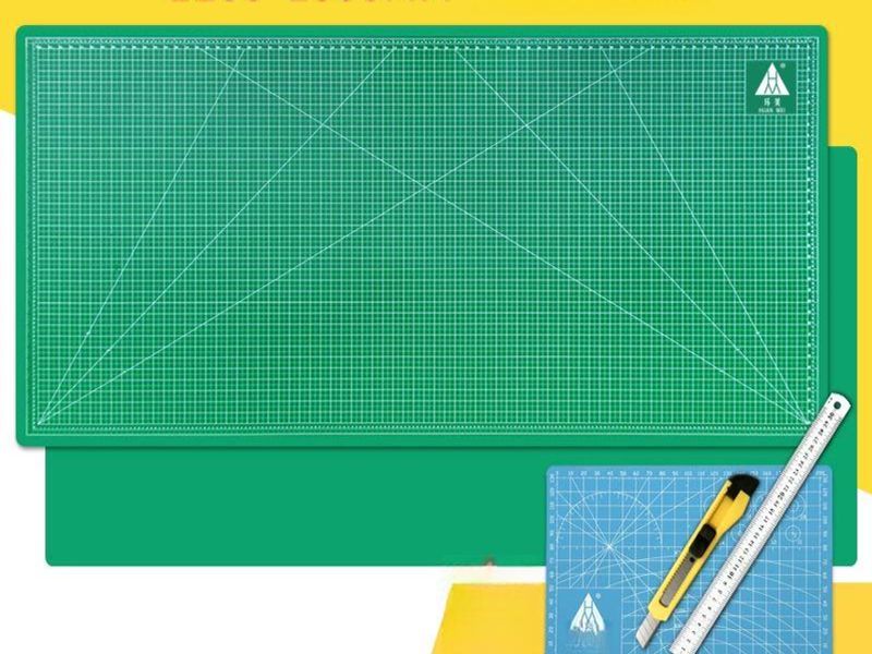 깔개 대형커팅매트 패드 재단판 녹색 컷팅매트 작업 공예 커팅보드 보호 데스크매트 - 상품 이미지